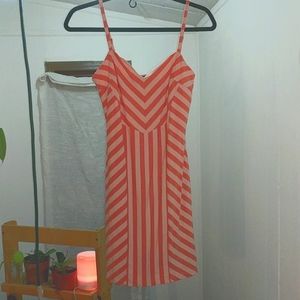 Sorbet and Coral Bebe body-con dress size small